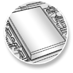 Låg af rustfrit stål til den centrale simreplade